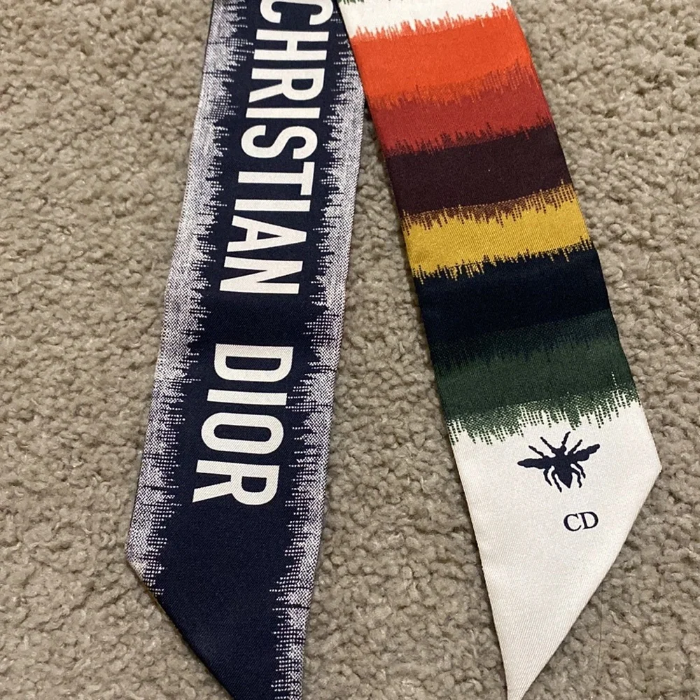 Dior D-Stripes mitzah scarf